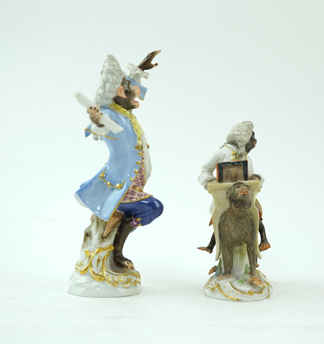 A Meissen group of apple pickers, 19th century